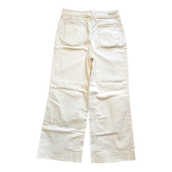 Pilcro Light Off White Wide Leg Pant Sz 31 P - Picture 3 of 10